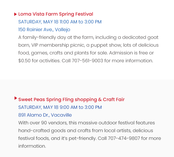 May 2019 - Festivals